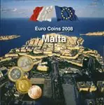 Wyprzedaż Malta 2008 - Euro munten set in folder