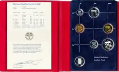 Rabat Nederland 1988 - Munten Jaarset in Proofkwaliteit