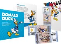 Zamów teraz Disney - Donald Duck - Vouwkaart met souvenirbriefje - 20 Disney Dollar souvenirbiljet