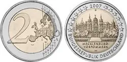 Nowość Duitsland - 2 EUR munt "Mecklenburg-Vorpommern