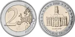 Kup teraz Duitsland 2009 - 'Länder'-reeks - Saarland - 2 euro munt