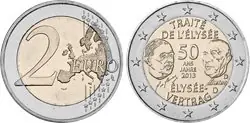 Duitsland 2013 - Élysée-verdrag - 2 euro munt Najlepsza cena