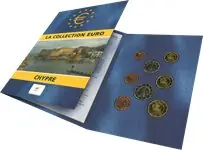 Cyprus - Euro munten set in folder - Frans Tani