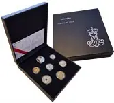 Denemarken - 2014 proof muntset Rabat