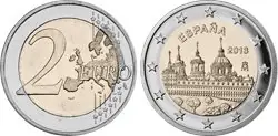Spanje 2013 - UNESCO - San Lorenzo de El Escorial - 2 euro munt Tylko dziś
