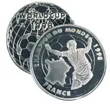 Autentyczny 1 Medaille WK 1998 - WK