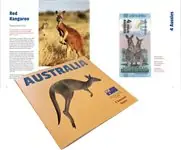 Tani Australië - Iconische diersoorten - 8 souvenirbiljetten in mapje