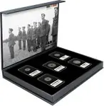 Promocja België 1941-1945 - Tweede Wereldoorlog, bezet België - 5 zinken munten - Zeer Fraai/Prachtig