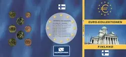 Wyprzedaż Finland - Euro munten set in folder - Zweeds