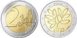 Finland 2004 - uitbreiding van de Europese Unie - 2 euro munt Oferta