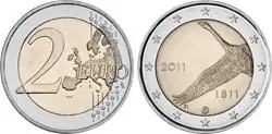 Premium Finland 2011 - 200 jaar Nationale Bank van Finland - 2 euromunt