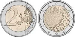 Finland 2016 - 90e verjaardag van de dood van de schrijver Eino Leino - 2 euromunt Zamów teraz