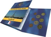 Kup teraz Frankrijk - Euro munten set in folder - Frans