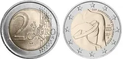 Frankrijk 2017 - Strijd tegen borstkanker - 2 euromunt Wyprzedaż