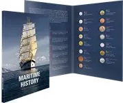 Popularny Gehele Wereld 1954-2019 -Maritieme geschiedenis - 15 verschillende munten