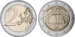 Zamów teraz Italië 2007 - 2 euro munt Verdrag van Rome