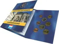 Niska cena Luxemburg - Euro munten set in folder - Deens