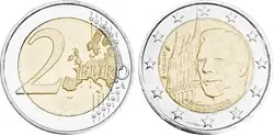 Luxemburg 2007 - Het Paleis van de groothertog - 2 euro munt Rabat