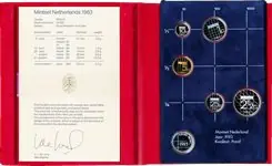 Oryginalny Nederland 1983 - Munten Jaarset in Proofkwaliteit