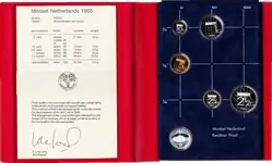Zwrot pieniędzy Nederland 1985 - Munten Jaarset in Proofkwaliteit