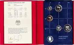 Autentyczny Nederland 1987 - Munten Jaarset in Proofkwaliteit