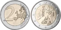 Oferta limitowana Nederland 2011 - Laus Stultitiae - 2 euro munt