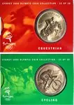 Promocja Olympische Spelen 2000 - Bronzen munt Paardrijden/Fietsen