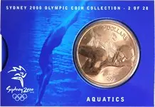 Promocja Olympische Spelen 2000 - Bronzen munt Zwemmen