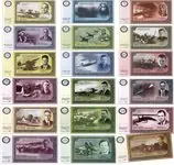 Rusland 2007 - MIG aircrafts I - 18 uncirculated bankbiljetten Oferta