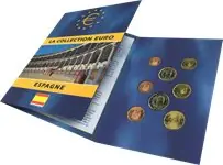 Spanje - Euro munten set in folder - Frans Premium