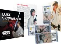Star Wars - Luke Skywalker - Vouwkaart met souvenirbriefje - Souvenirbiljet ter waarde van 500 Galactische Credits Ostatnia szansa