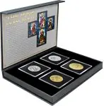 Vaticaanstad 1985 - De vier Evangelisten - 4 munten - Ongecirculeerd Najlepsza cena