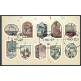 Tani Nederland 2025: NVPH ....-....: Decemberzegels: serie gestempeld