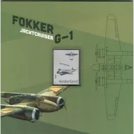 Darmowa dostawa Nederland 2024: NVPH: V3642P: 840023: Nederlandse Vliegtuigen: "Fokker G-1": postfris