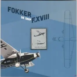 Bezpieczna płatność Nederland 2024: NVPH: V3642P: 840022: Nederlandse Vliegtuigen: "Fokker F.XVII": postfris