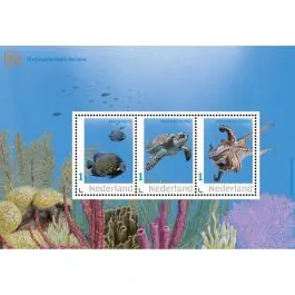 Ekspresowa dostawa Nederland 2024: NVPH: V3642P: 840013: "Onderwaterleven Bonaire" velletje postfris