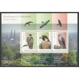 Ekspresowa dostawa Nederland 2024: NVPH: V3642P: "Roofvogels in Nederland: Stad en dorp" 840040: velletje postfris