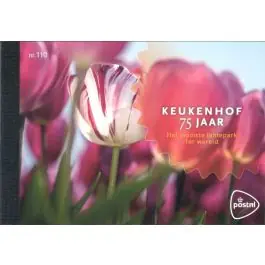 Wyprzedaż Nederland 2024: NVPH: PR110: Prestigeboekje: Keukenhof 75 jaar