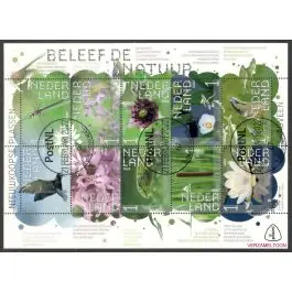 Wysoka jakość Nederland 2018: V3601-3610: Beleef de Natuur: Reptielen en Amfibieën velletje gestempeld