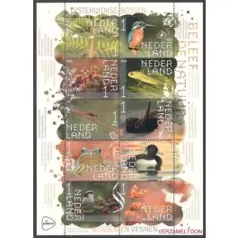Szybka dostawa Nederland 2023: NVPH: V4137-4146: Beleef de Natuur: De Oisterwijkse vennen: velletje postfris