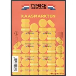 Autentyczny Nederland 2023: NVPH: V4109: Typisch Nederlands 2023: Kaasmarkten: velletje postfris