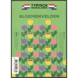 Wysoka jakość Nederland 2023: NVPH: V4097: Typisch Nederlands 2023: Bloemenvelden: velletje postfris