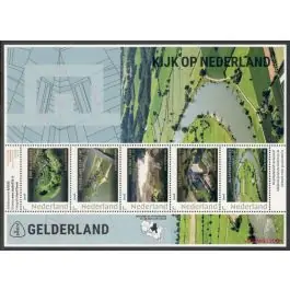 Wyprzedaż Nederland 2018: V3601-3610: Beleef de Natuur: Reptielen en Amfibieën velletje gestempeld