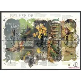 Tylko dziś Nederland 2018: V3601-3610: Beleef de Natuur: Reptielen en Amfibieën velletje gestempeld