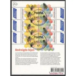 Szybka dostawa Nederland 2018: V3601-3610: Beleef de Natuur: Reptielen en Amfibieën velletje gestempeld