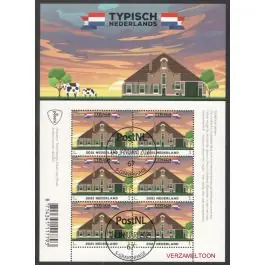 Szybka dostawa Nederland 2018: V3601-3610: Beleef de Natuur: Reptielen en Amfibieën velletje gestempeld