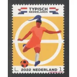 Zwrot pieniędzy Nederland 2022: NVPH: 4052: Typisch Nederland 2022: Voetballen: postfris