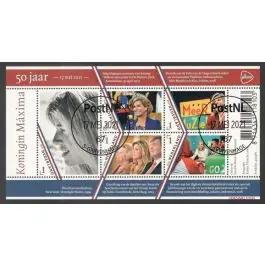 Bezpieczna płatność Nederland 2018: V3601-3610: Beleef de Natuur: Reptielen en Amfibieën velletje gestempeld