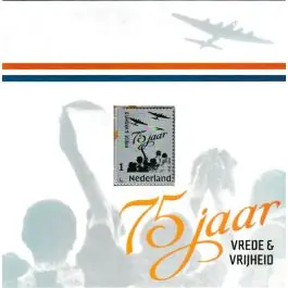 Zamów teraz Nederland 2020: NVPH: V3642P: 800034: Zilveren Postzegel: "75 jaar Vrede & Vrijheid": postfris
