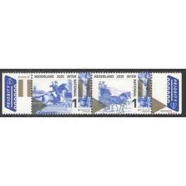 Darmowa dostawa Nederland 2018: V3601-3610: Beleef de Natuur: Reptielen en Amfibieën velletje gestempeld